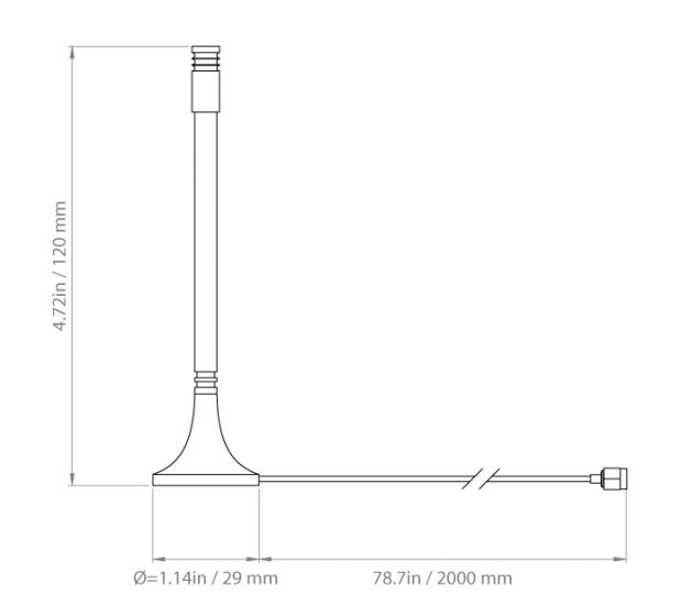 MOB+ External Extension Antenna