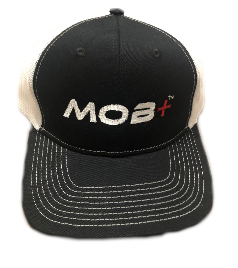 Black and White MOB+ Cap